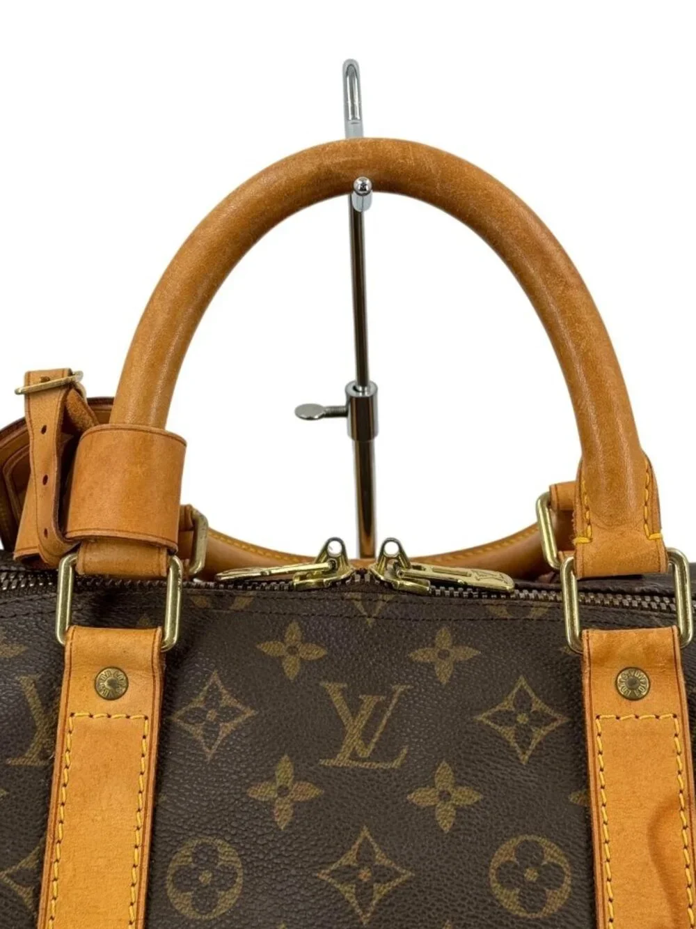 Louis Vuitton Keepall Duffle 55 Brown Canvas